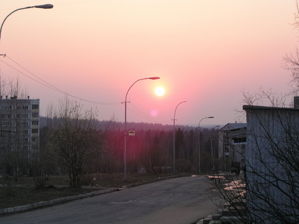 Губаха, закат