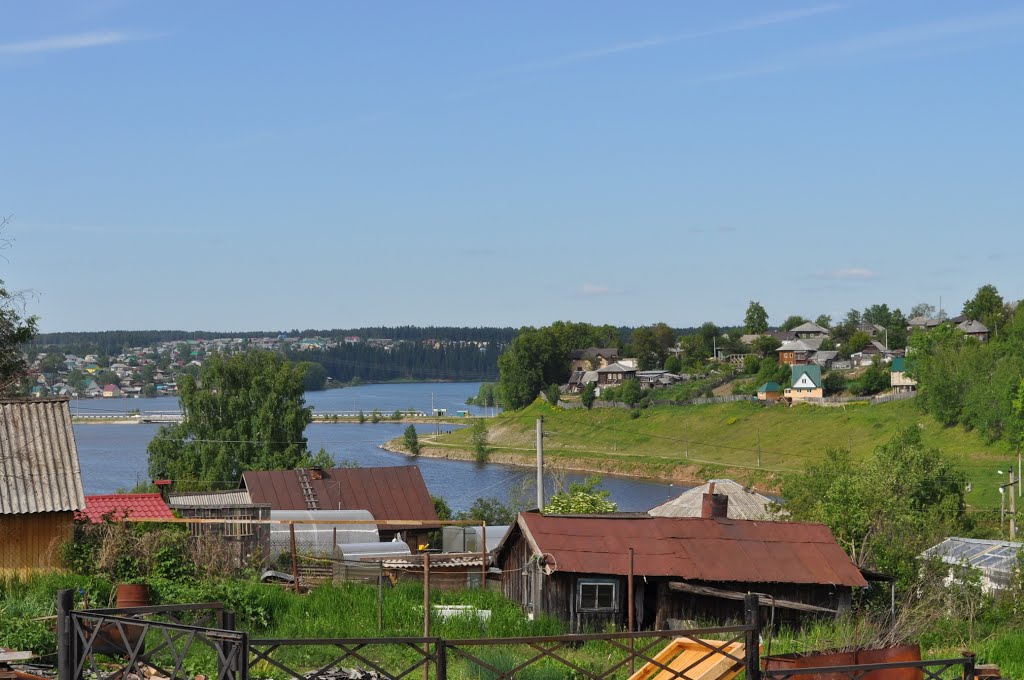 Река Вожь, впадающая в Каму