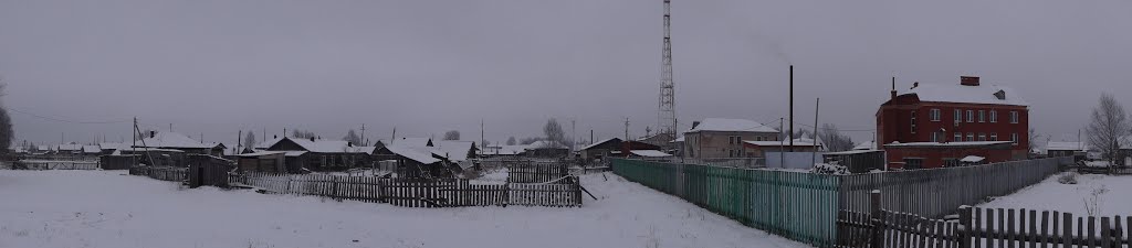с. Коса, вид от школьных мастерских