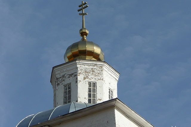 Башня церкви в селе Коса.