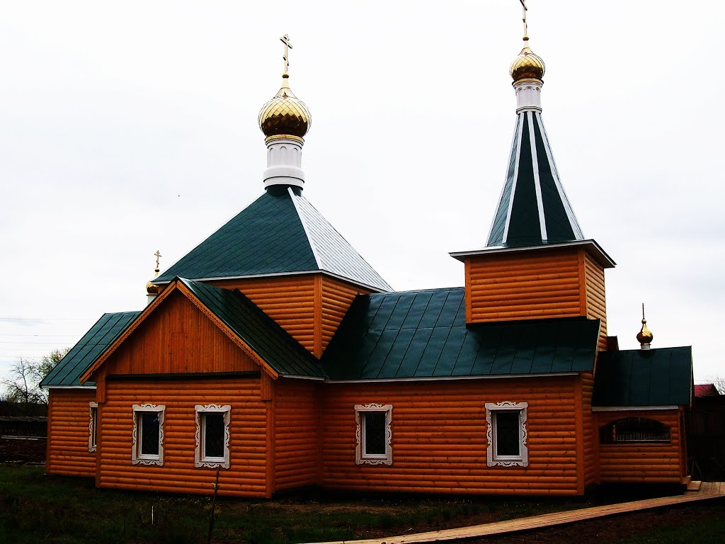 Отреставрированная церковь в Кочёво.