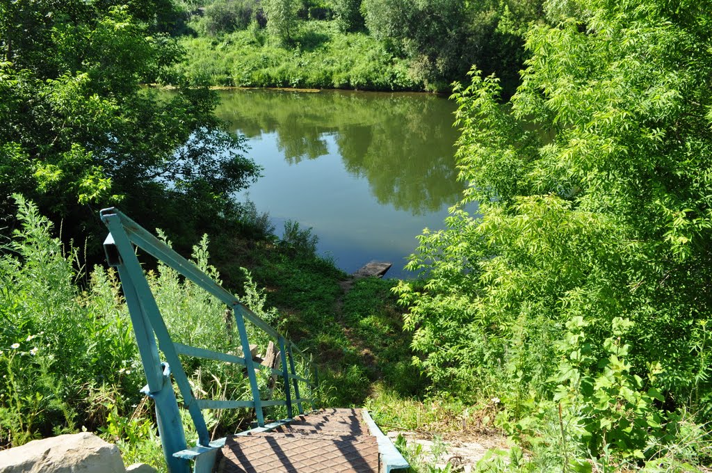 Река Ирень в  Кунгуре