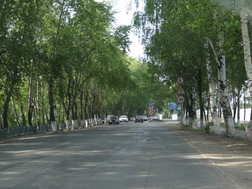 На дамбе нытвенского пруда
