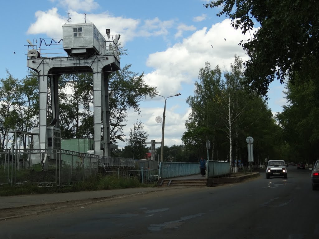 Дамба нытвенского пруда