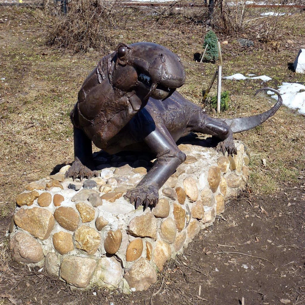 Ивантоза́вр ( Ivantosaurus ensifer), Парк Пермского периода. Очер, Пермский край