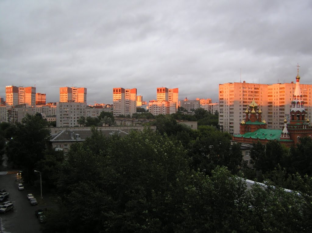 Perm, sunset .Пермь, закат