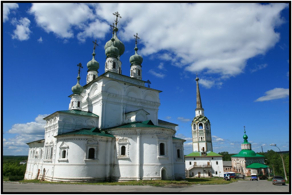 The Holy Trinity Summer Cathedral in Solekamsk built in 1684-1697.