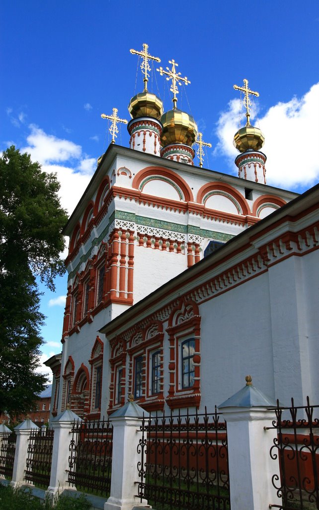 Domes of Bogoyavlenskaya Church.