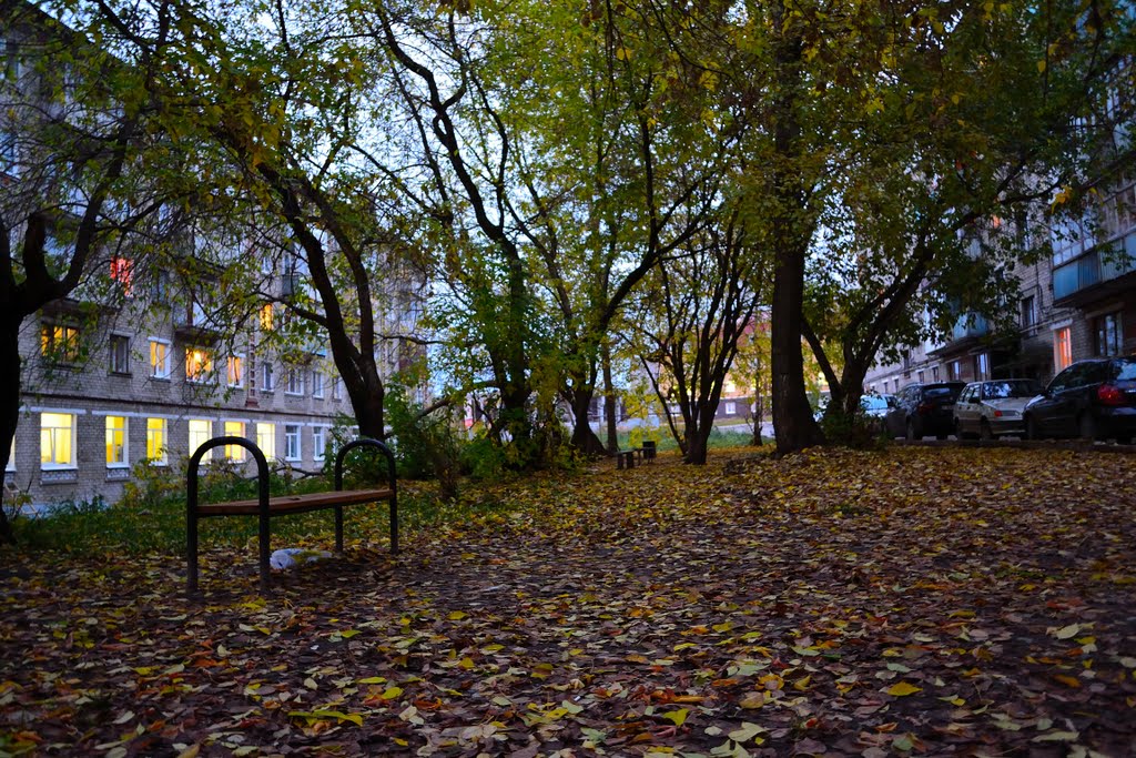 во дворе (In a court yard)