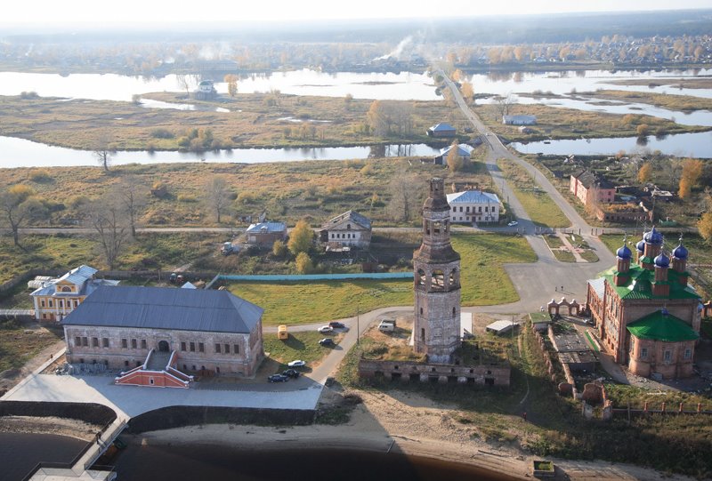Усолье. Фото с вертолета