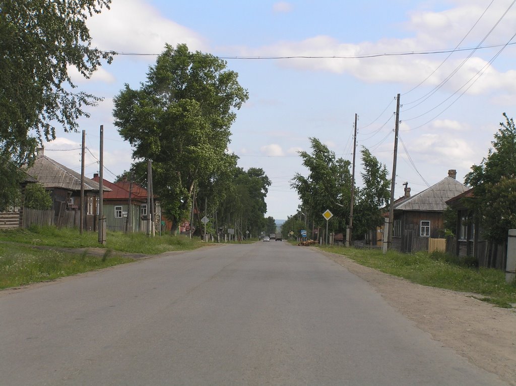 Улица Успенская в Чердыни