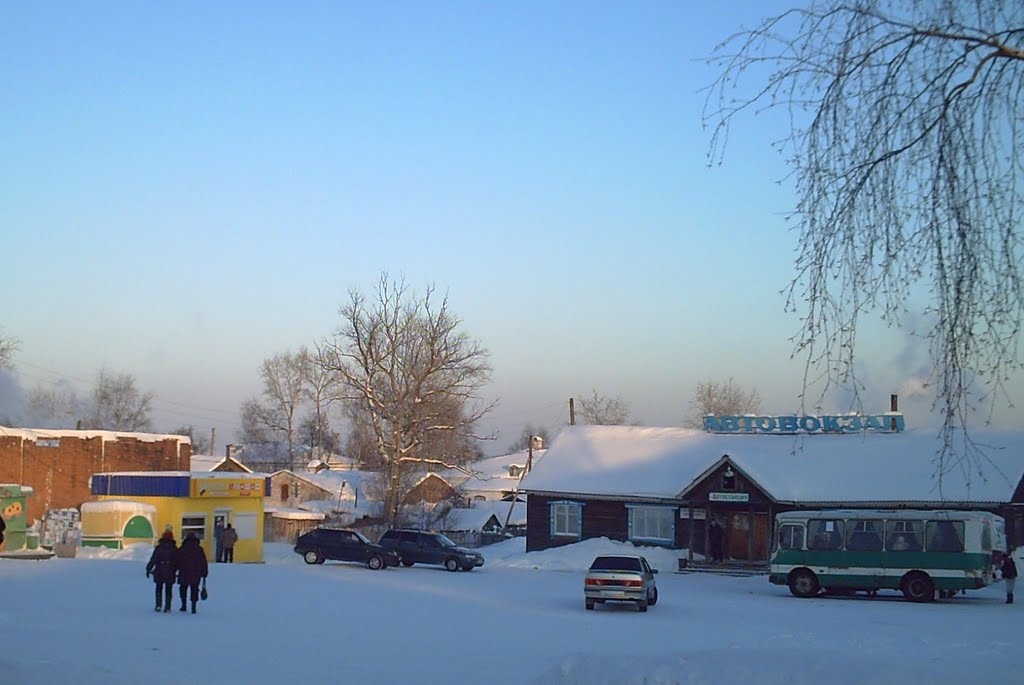 ЧЕРДЫНЬ, автовокзал февр. 2009.