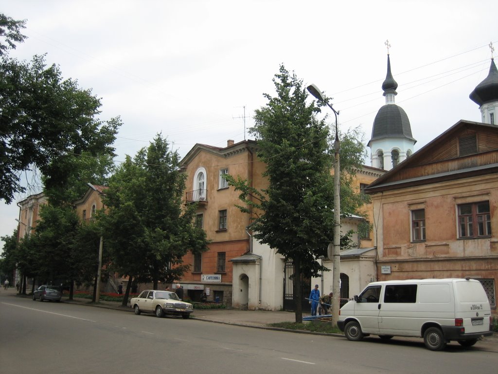 Великие Луки Улица Карла Либкнехта  Velikiye Luki Karl Liebknecht Street