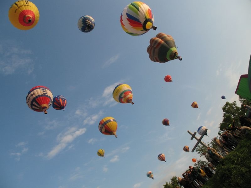 Balloons in Fortress in Velikiye Luki
