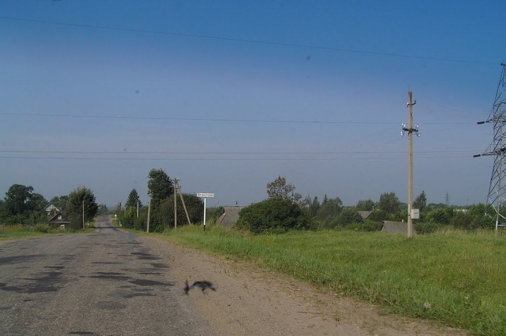 Въезд в Игнатово