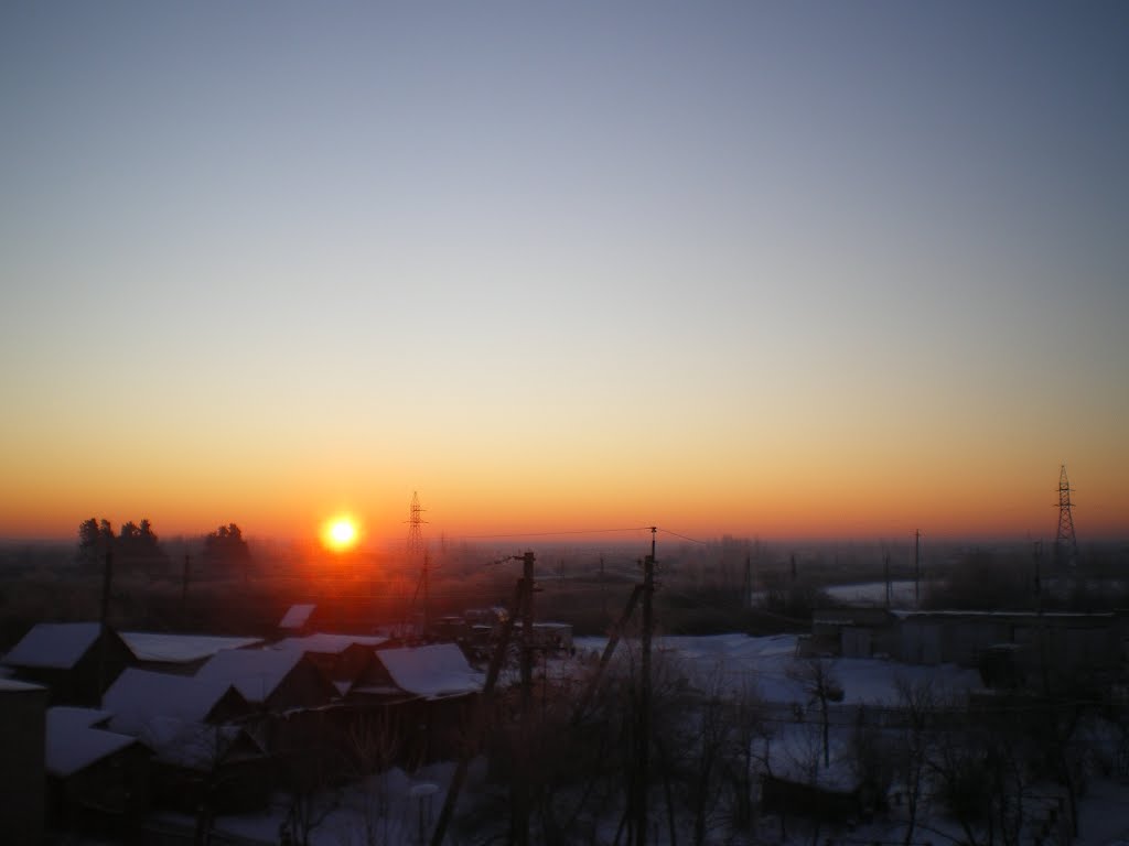 Зима. Рассвет