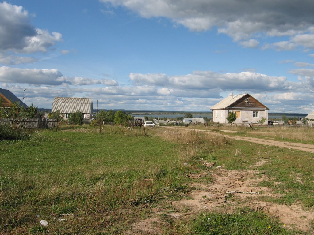 Novorzhev and Orsha lake from the hill