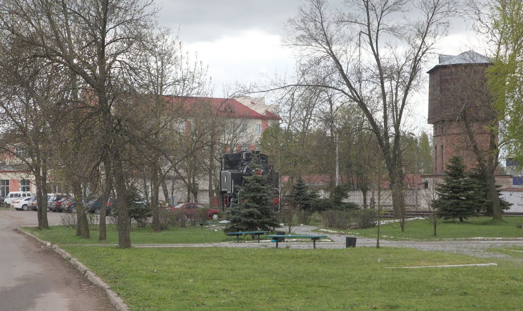 Новосокольники. Паровоз 9П-21582. Novosokolniki. Steam locomotive 9P - 21582