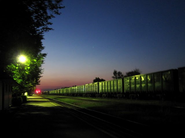 Железнодорожная станция, Новосокольники, 2012г.