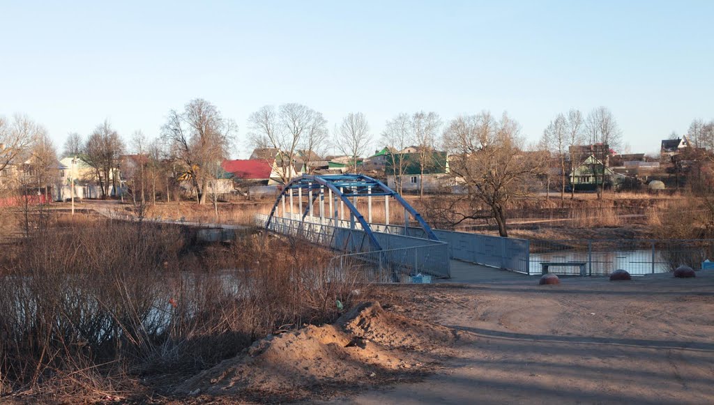 Опочка. Пешеходный мост. Opochka. Footbridge