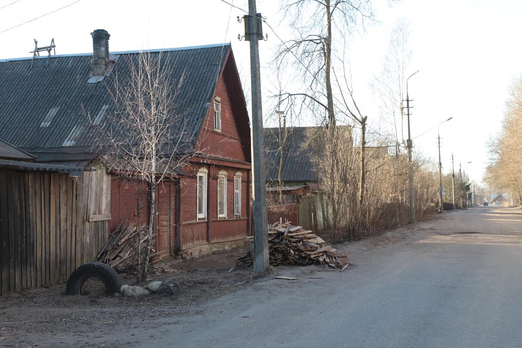 Опочка. Улица 1 Мая. Opochka. Street on May 1