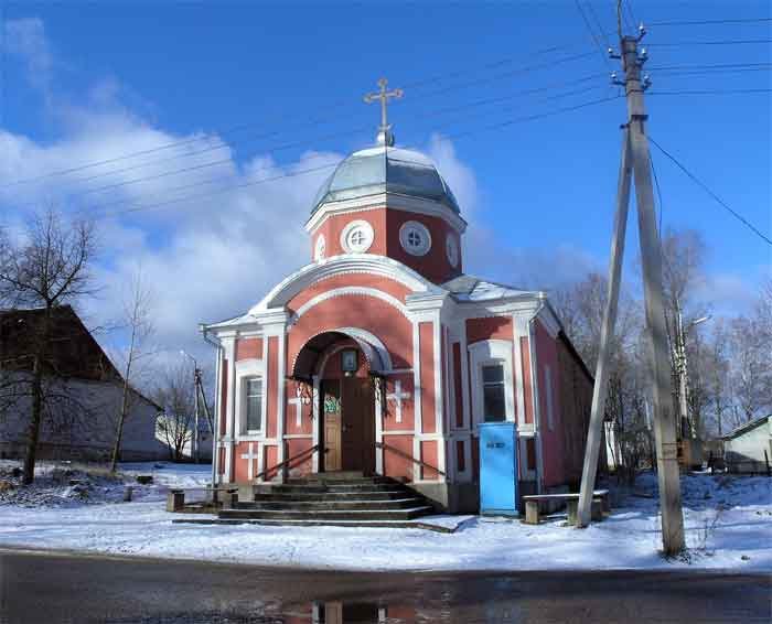 Опочка. Часовня Святого Пантелеимона при земской больнице 1880-е гг.