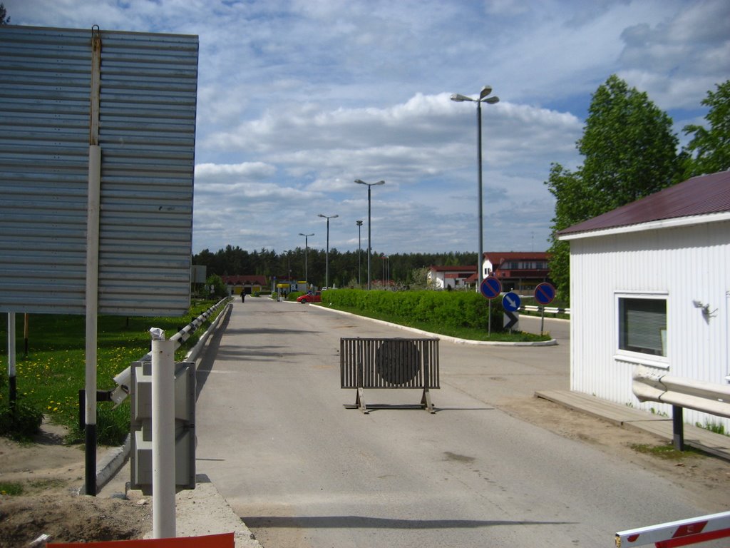 Pechory, border with Estonia