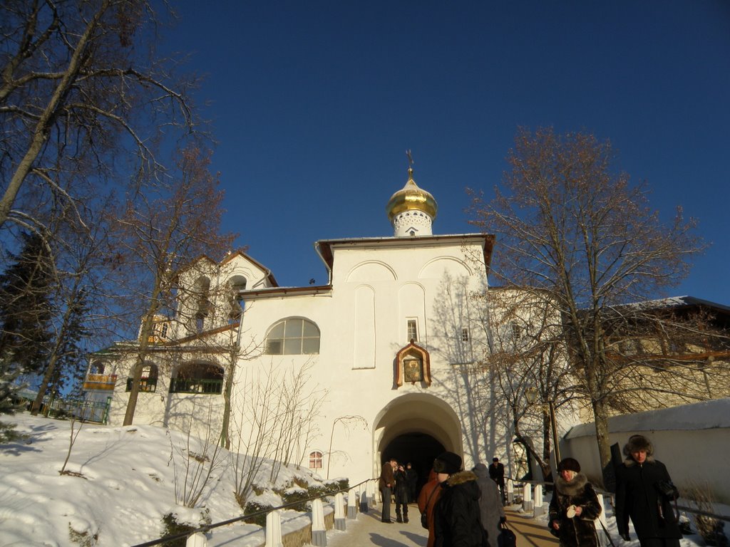 The gate of the church of St. Nicholas