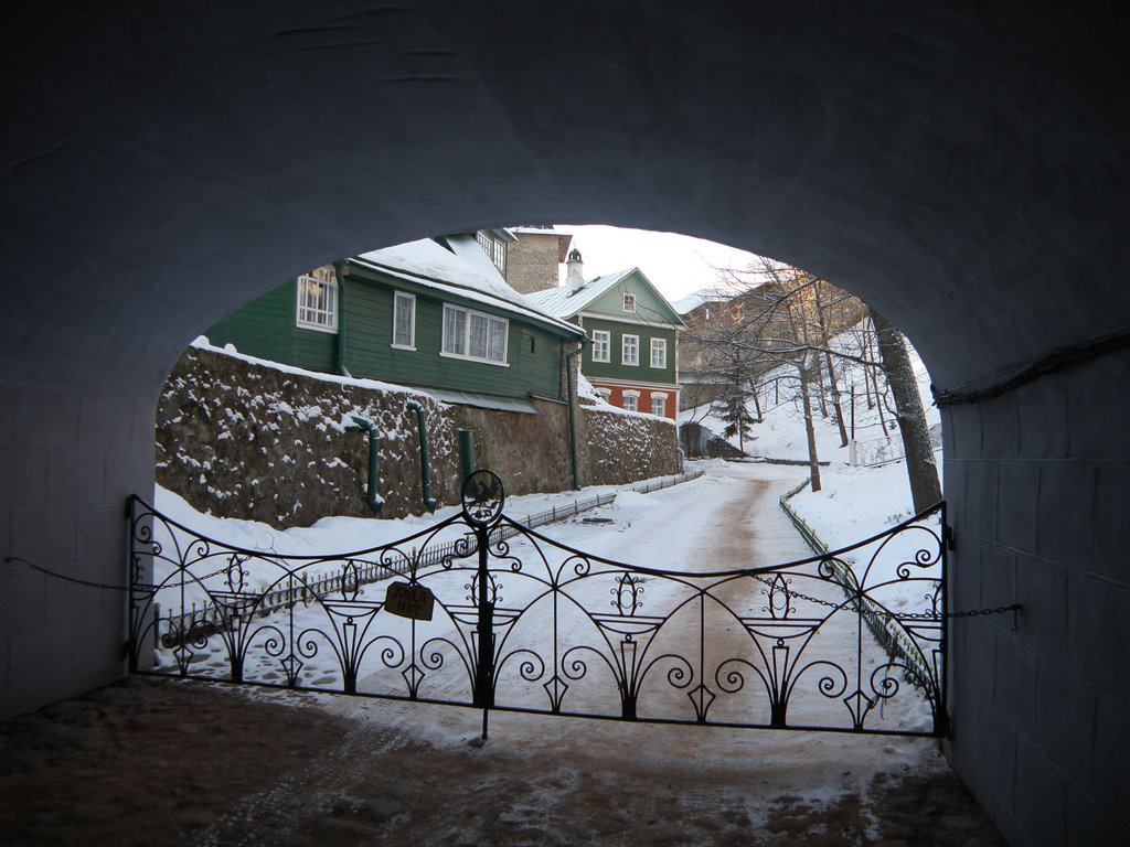 The winter in monastery