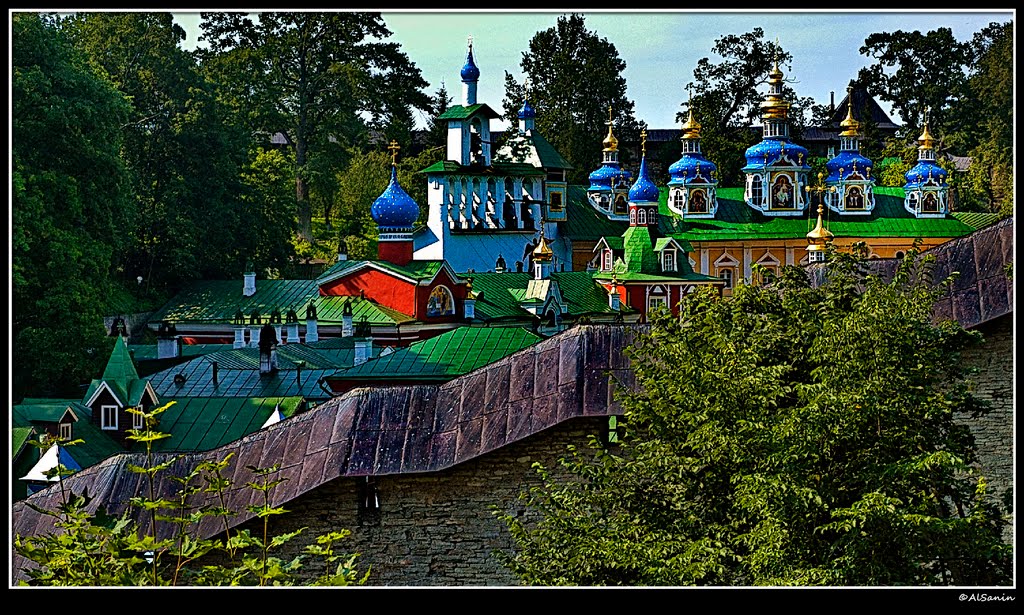 Russian Orthodox The Holy Dormition Pskovo-Pechersky (Pskov-Caves) monastery 1473y