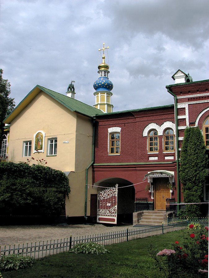 Pskovo-Pechersky a monastery. Church St. Lasar.