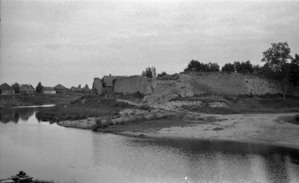 Порхов. Крепость на р.Шелони. 07/1956г.