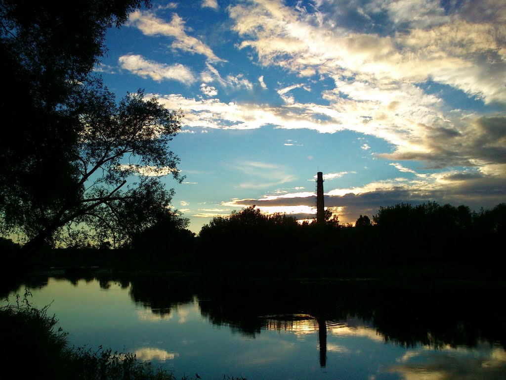 sunset in Porkhov