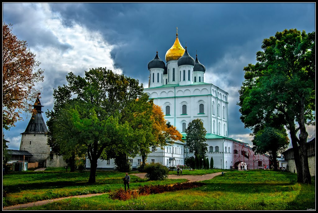 The Trinity Cathedral. Pskov. Russia.