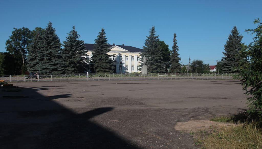 Пустошка. Центральная площадь. Pustoshka. Central Square