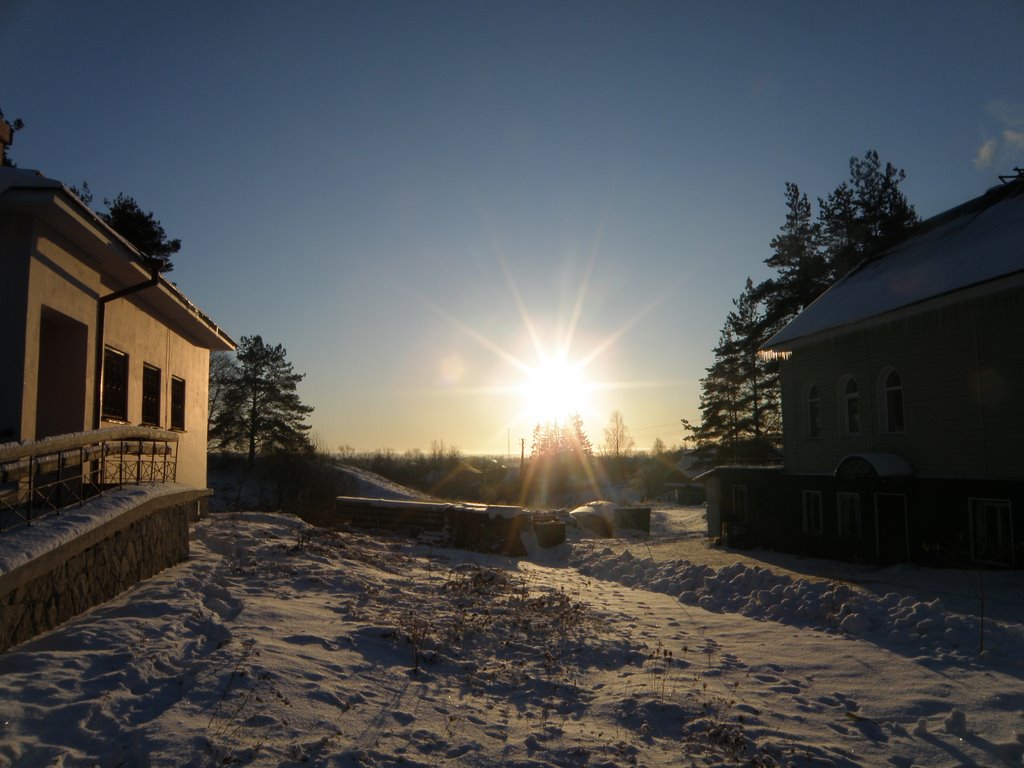 The winter morning