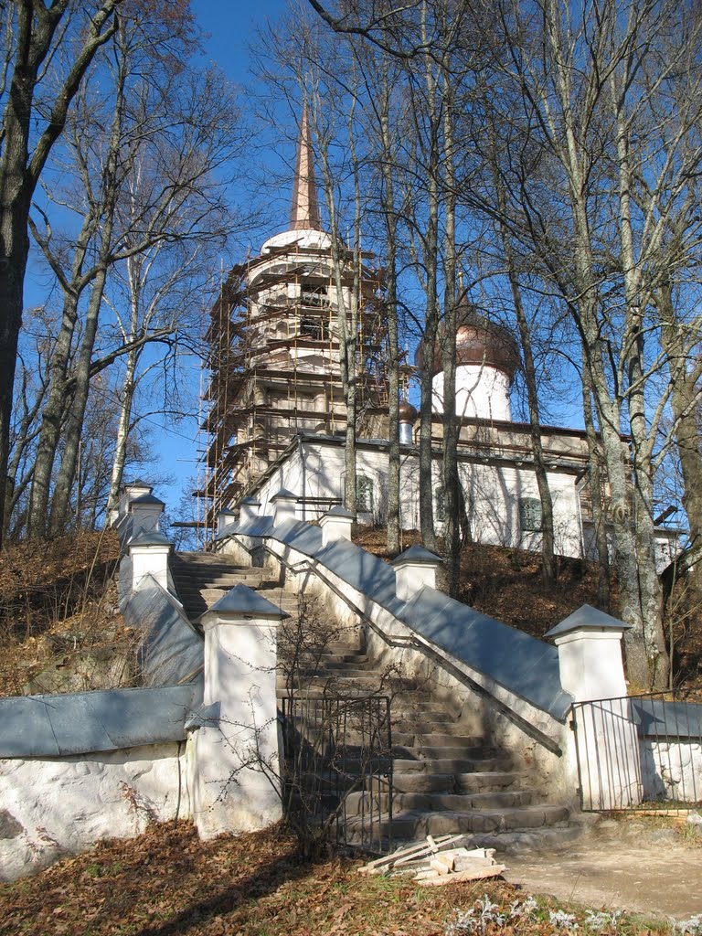 Псковская область, поселок Пушкинские Горы. Свято-Успенский Святогорский мужской монастырь..