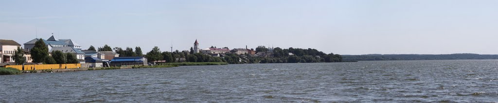 Себеж. Панорама старого города.