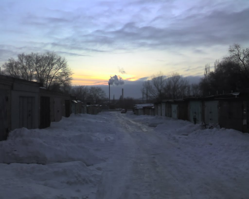 Гаражи (Зима)