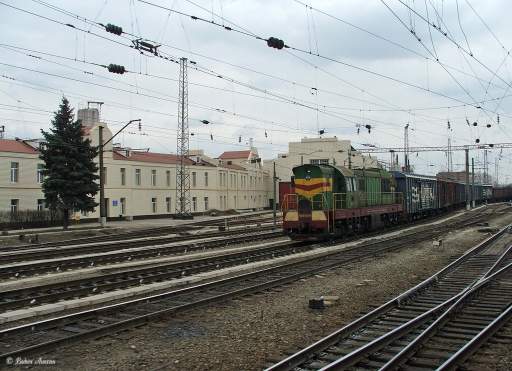 Depot of Bataysk (view from window of EMU-train)