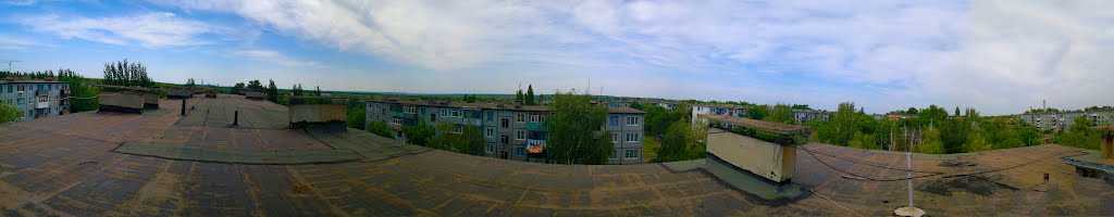 На крыше