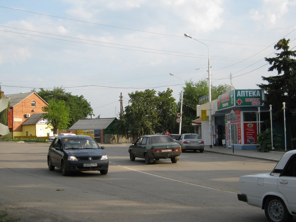 Поворот на ул. Крупской