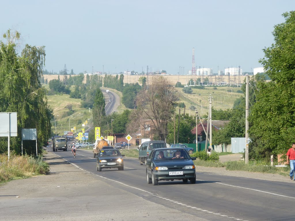 Слобода Родионово-Несветайская.Вид в сторону Ростова.