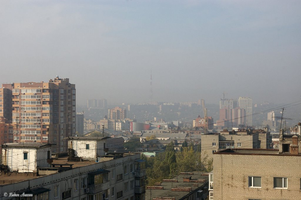 View from 10th floor of building