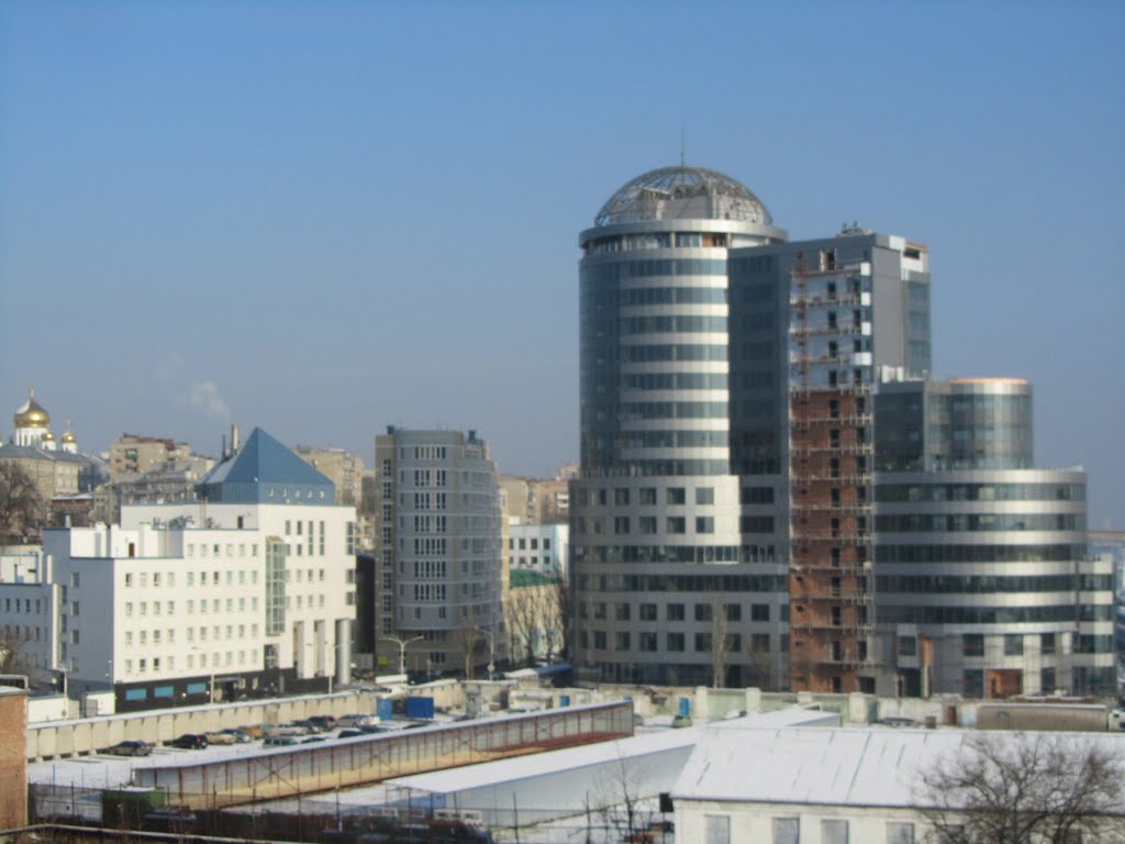 View from the bridge over the River Don. Rostov-on-Don