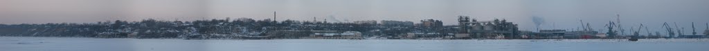 Вид города с моря