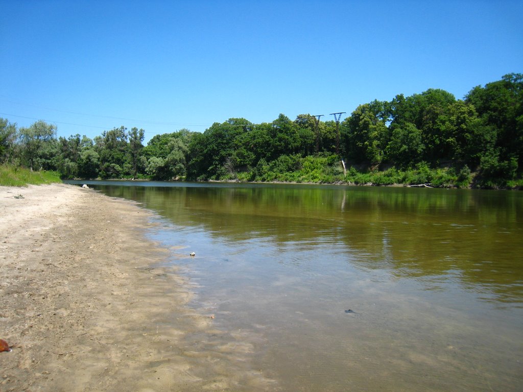Пляж Зелёной Рощи. Zalenaja Roshcha beach.