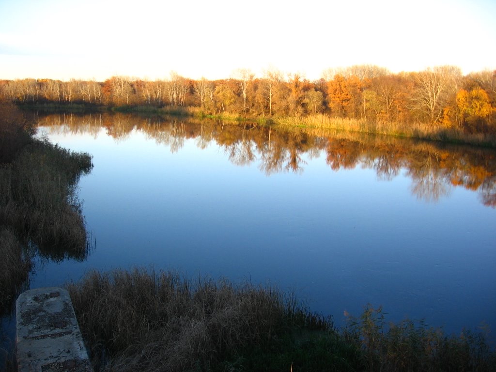 Siversky Donets in autumn