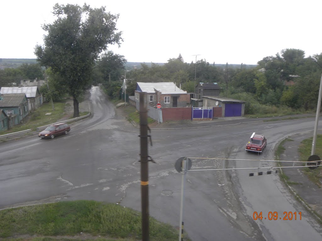 жд мост над перекрестком