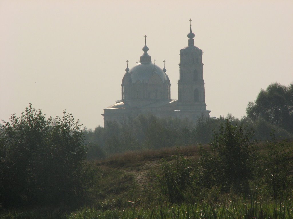 Вид с реки на г.Гусь-Железный (View From River To The Gus-Zheleznyi Town)